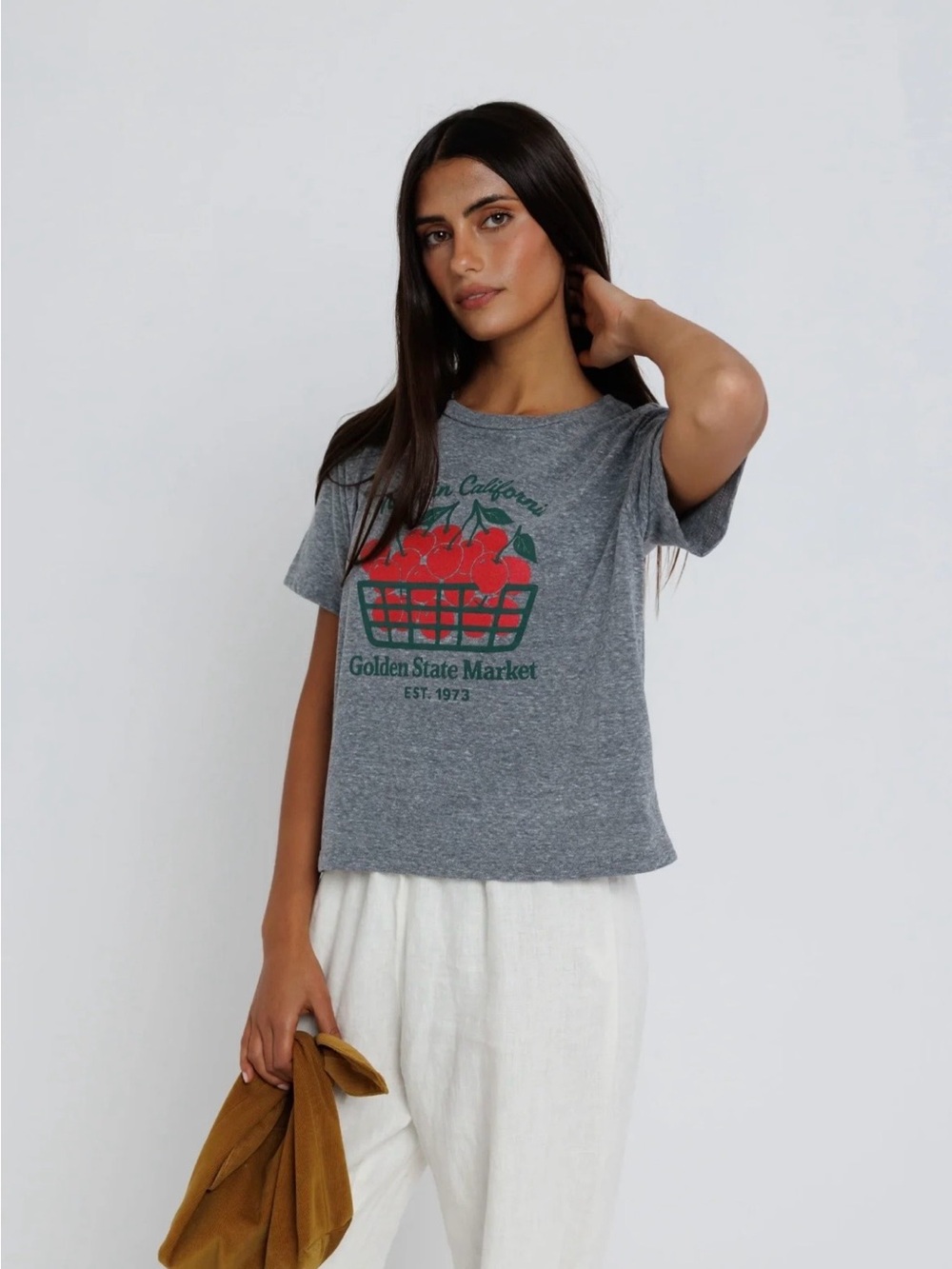 NWT Sunny Somewhere California Cherries Everyday Tee, Size Medium